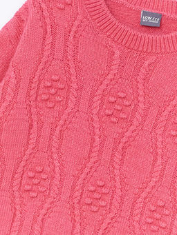 Bisiklet Yaka K?z ?ocuk Triko Kazak - Waikiki фото 2