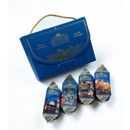 Шоколадные конфеты ТЕМНЫЙ ШОКОЛАД.МОЛОЧНЫЙ ШОКОЛАД.КОНЬЯК Портфельчик (СПБ) 65г