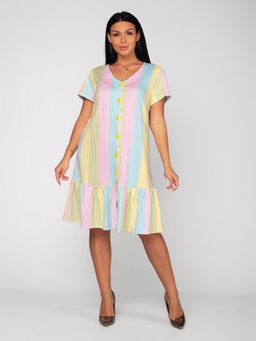 Халат женский кулирка МАЙЯ РАДУГА