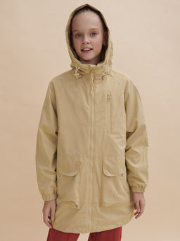 PELICAN, ветровка для девочек, Песочный