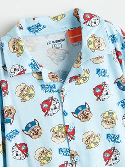 Paw Patrol Bask?l? Erkek ?ocuk Pijama Tak?m?