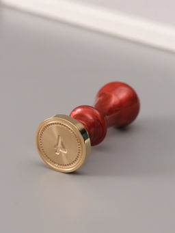 Печать для сургуча с пластиковой ручкой «Классика цифра 4», 2.5×2.5×6.3 см