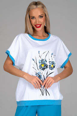 Футболка Лорея (голубой) - Эльза фото 2