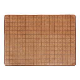 Коврик для отдыха животных, двусторонний (флис+ротанг), 86 х 60 см, бежевый - Пижон фото 5