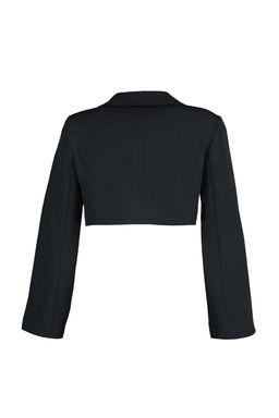 TRENDYOLMILLA Limited Edition Ac?k Haki Crop Astarl? Kruvaze Dokuma Blazer Ceket TWOAW23BC00076  фото 5