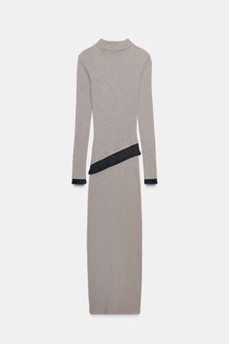 LONG DOUBLE-EFFECT DRESS - Zara фото 5