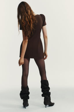 SHORT DRESS WITH PLEATS AND POCKETS - Zara фото 5