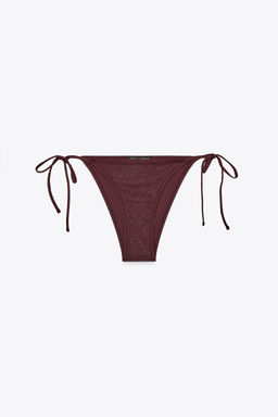 RHINESTONE BIKINI BOTTOMS - Zara фото 18