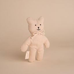 Мягкая игрушка «Мишка», с бантиком, 17 см, цвет бежевый