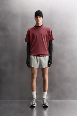 COTTON BLEND TECHNICAL T-SHIRT - Zara фото 8