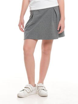Юбка из футера для школы UD 5123 графит - Mini maxi фото 7