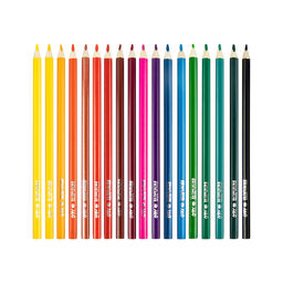 Лео Играй LGWP-18 Набор трехгранных акварельных карандашей заточенный 8 х 18 цв  фото 5