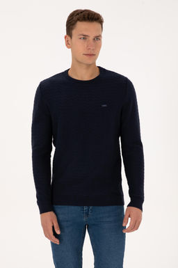 Erkek Lacivert Kazak