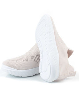 03-B360-26 LT. BEIGE Кроссовки женские (текстиль)