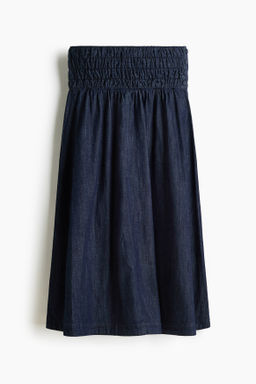 Falda circular en denim
