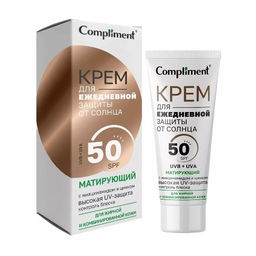 "Compliment" Крем для защиты от солнца Матирующий (50мл).12 /917490/