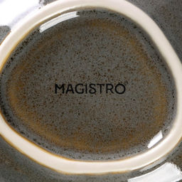 Набор салатников фарфоровых Magistro Fog, 2 предмета: 340 мл, серый  фото 6