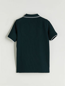 Polo Yaka Dokulu Erkek ?ocuk Ti??rt