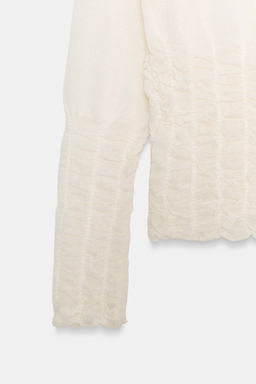 JERSEY PUNTO NIDO DE ABEJA / Crudo - Zara фото 8