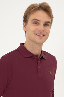 Erkek Bordo Basic Sweatshirt Sepette S_rpriz _ndirim - U.s. polo assn фото 2