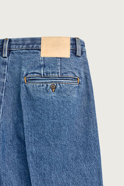 PANTAL?N CHINO DENIM REGULAR FIT / Azul medio - Zara фото 4