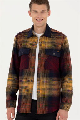 Мужская рубашка светло-хаки с длинным рукавом Неожиданная скидка в корзине - U.s. polo assn фото 3