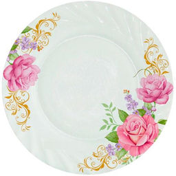 Тарелка плоская 19 см JEWEL Скарлет 7000 (стеклокерамика)