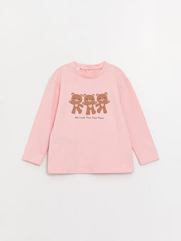 Bisiklet Yaka Uzun Kollu K?z Bebek Ti??rt 2li - Waikiki фото 2