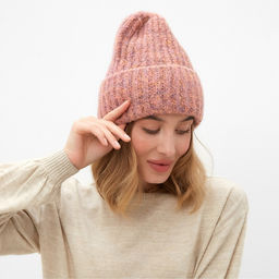 Шапка женская MINAKU, размер овер one size 52-58, розовая