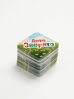 Развивающее лото «Зверята», 3+