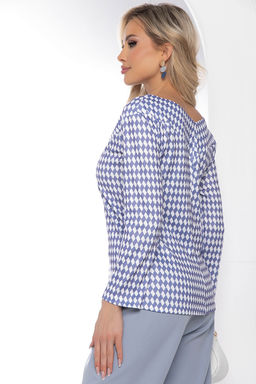 Джемпер Адель (блю энд вайт) Б8065 - Lt collection фото 2