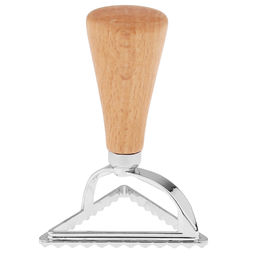 Штамп металлический для пельменей Треугольник 7х7х7см h10см, деревянная ручка, на картоне (Китай) - Домашняя мода фото 2