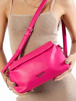 LACCOMA сумка Королина-Л815-фуксия эко кожа хлопок  фото 7