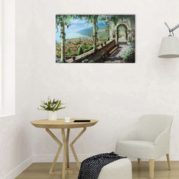 Картина - холст на подрамнике «Вид на море», 60×100 см