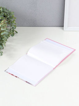 Фотоальбом на 40 фото 10х15 см "Сердце и розовая роза с бабочкой" в коробке 4,5х14х17 см