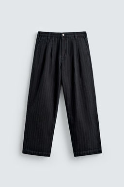 STRIPED BALLOON TROUSERS - Zara фото 6
