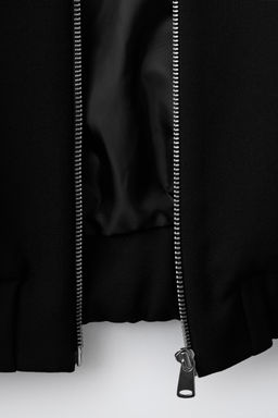 CAZADORA CORTA LISA / Negro - Zara фото 4