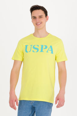 U. S. Polo Assn Мужская футболка Citron Basic с круглым вырезом