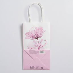 Пакет подарочный крафтовый, упаковка, «8 марта», 12 х 21 х 9 см