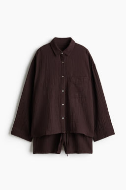 Camisa y pantal?n corto de pijama - H&m фото 8