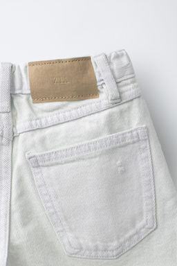 BERMUDA DENIM ROTOS / Celeste