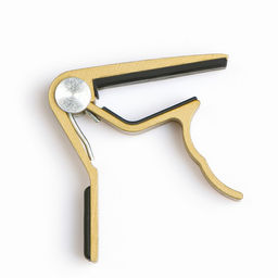 Каподастр гитарный Music life, зажим для струн, золотой