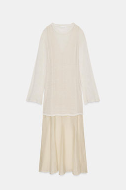 LONG COMBINED DRESS - Zara фото 5