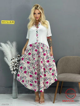 Платье женское с принтом - Bruno фото 3