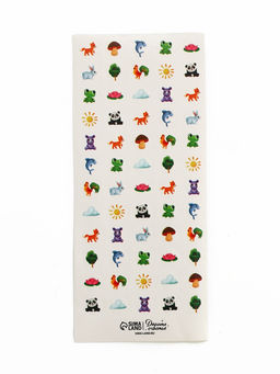 Цена за 3 шт. Наклейки детские оценки «Животные», 7×16 см, 10 листов