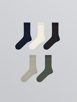 Bambu Erkek Soket ?orap 5li