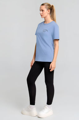 Арт. 21624 Костюм с лосинами 42-50 (5 шт) Цвет:верх- пудра, низ- черный