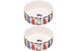 Набор 2 мисок для домашних питомцев 450 мл 28*14,5*6,5 см, с бамбуковой подставкой - Elan gallery фото 8