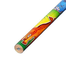 Цена за 12 шт. Карандаш чернографитный Calligrata «Зоопарк», НВ, с ластиком, корпус круглый