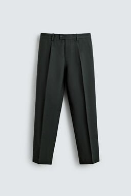 WOOL BLEND SUIT TROUSERS - Zara фото 5